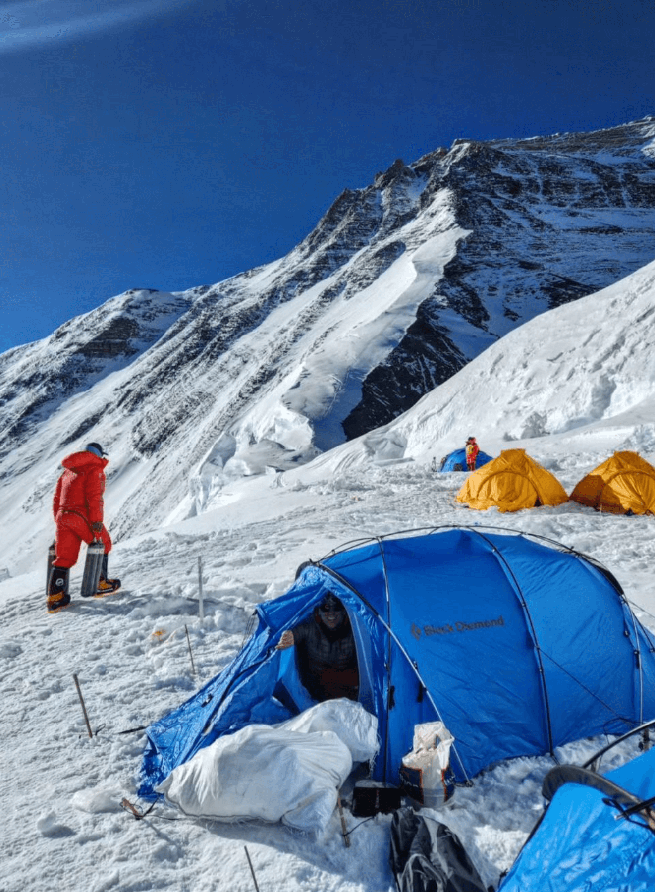Camp 3 on the North Side of Mount Everest with Alpenglow Expeditions